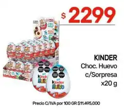 Nini Mayorista Kinder Choc. Huevo c/Sorpresa oferta