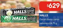 Nini Mayorista Halls caram.duros varios sabores oferta