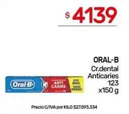 Nini Mayorista Oral-b cr.dental anticaries 123 oferta