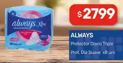 Nini Mayorista Always protector diario triple oferta