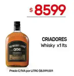 Nini Mayorista Criadores whisky oferta