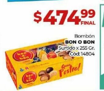 Diarco Bon o Bon Bombón Surtido x 255 Gr oferta