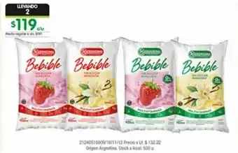Jumbo Yogur bebible la serenisima 900ml oferta