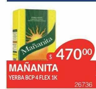 Masivos Mañanita Yerba Bcp 4 Flex oferta