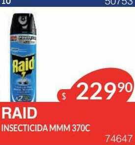 Masivos Raid Insecticida Mmm oferta