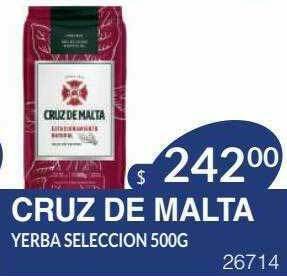 Masivos Cruz De Malta Yerba Seleccion oferta