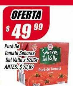 Supermercados Comodin Puré De Tomate Sabores Del Valle oferta