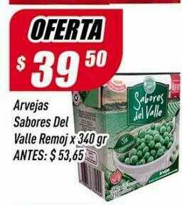 Supermercados Comodin Arvejas Sabores Del Valle Remoj oferta