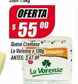 Supermercados Comodin Queso Cremoso La Varense oferta