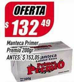 Supermercados Comodin Manteca Primer Premio oferta