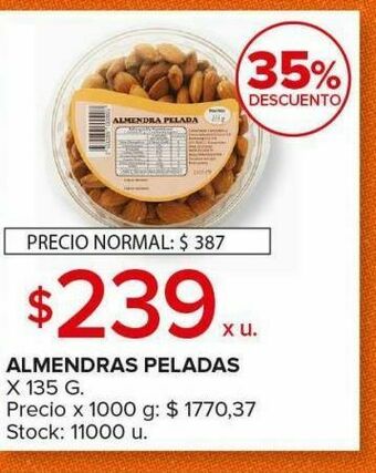 Carrefour Almendras peladas oferta