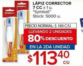 Carrefour Lapiz corrector oferta