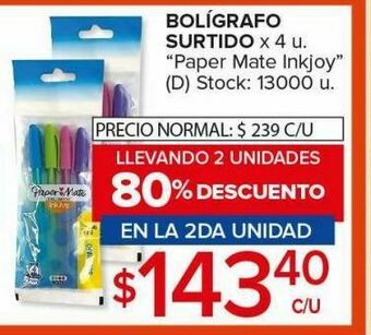 Carrefour Boligrafo surtido oferta