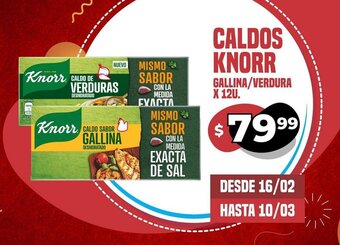 Autoservicio Capo Caldos Knorr oferta