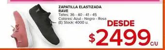 Carrefour Zapatilla elastizada rave oferta
