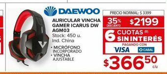 Carrefour Auricular vincha oferta