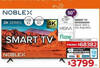 Carrefour Smart tv noblex oferta