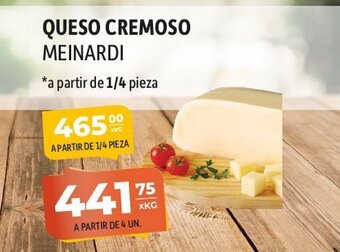 El Milagro Mayorista Queso Cremoso Meinardi oferta