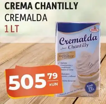 El Milagro Mayorista Crema Chantilly Cremalda 1lt oferta
