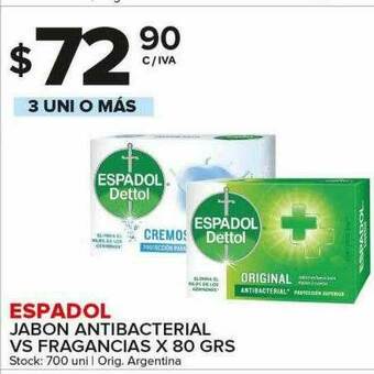 Carrefour Maxi Espadol Jabon Antibacterial Vs Fragancias oferta