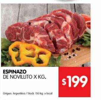 Disco Espinazo De Novillito oferta