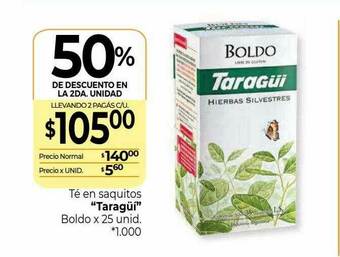 La Anonima Té En Saquitos oferta