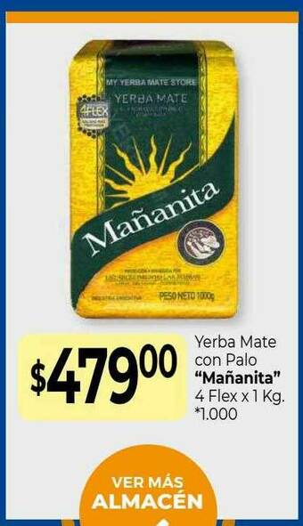 La Anonima Yerba Mate Con Palo oferta