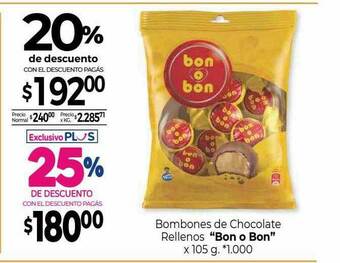 La Anonima Bombones De Chocolate Rellenos oferta