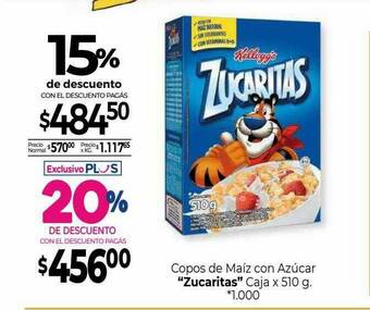 La Anonima Copos De Maíz Con Azúcar oferta