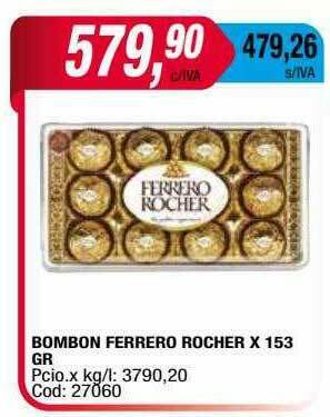 Maxiconsumo Bombon Ferrero Rocher oferta