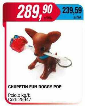 Maxiconsumo Chupetin Fun Doggy Pop oferta