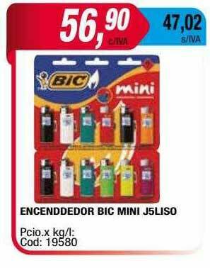 Maxiconsumo Encenddedor Bic Mini J5liso oferta