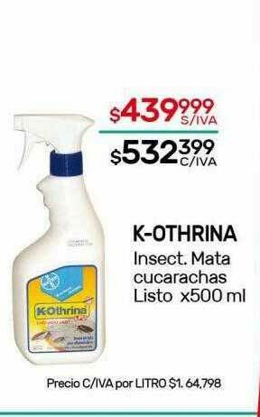 Nini Mayorista K-othrina Insect Mata Cucarachas Listo oferta