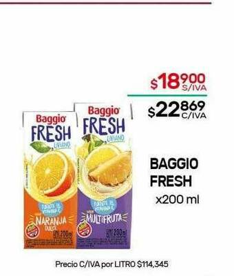 Nini Mayorista Baggio Fresh oferta