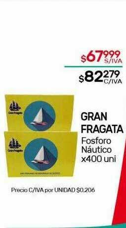 Nini Mayorista Gran Fragata Fosforo Náutico oferta