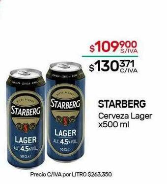 Nini Mayorista Starberg Cerveza Lager oferta
