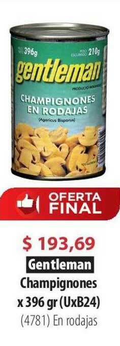 Parodi Gentleman Champignones oferta