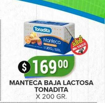 Supermercados Mayor Manteca Baja Lactosa Tonadita oferta