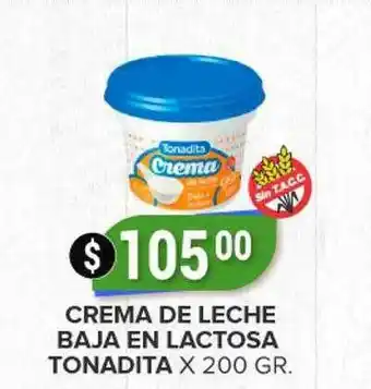 Supermercados Mayor Crema De Leche Baja En Lactosa Tonadita oferta