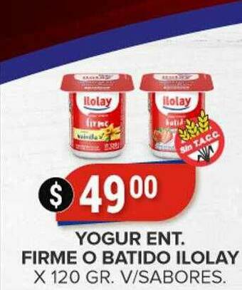 Supermercados Mayor Yogur Ent Firme O Batido Ilolay oferta