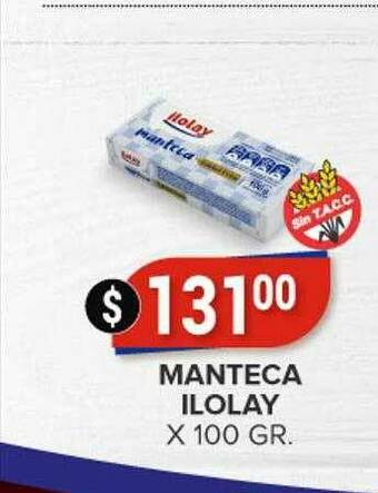 Supermercados Mayor Manteca Ilolay oferta