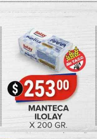 Supermercados Mayor Manteca Ilolay oferta