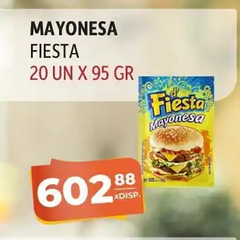 El Milagro Mayorista Mayonesa Fiesta 20 Un x 95 gr oferta