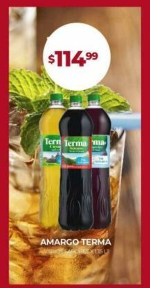 Supermercados Tadicor Amargo Terma oferta