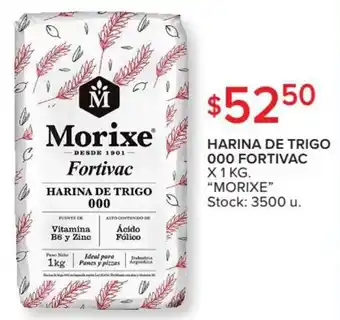 Carrefour Market Morixe Harina De Trigo 000 Fortivac x 1 Kg. oferta