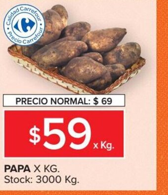 Carrefour Market Papa x Kg oferta