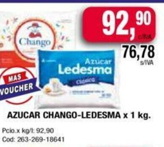 Maxiconsumo Azucar Chango-Ledesma x 1kg oferta