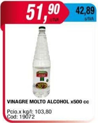 Maxiconsumo Vinagre Molto Alcohol x 500cc oferta