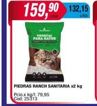 Maxiconsumo Piedras Ranch Sanitaria x2 kg oferta