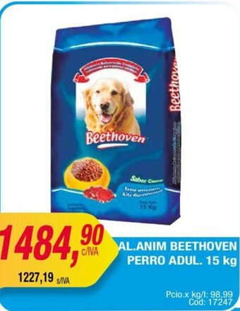 Maxiconsumo Al.Anim Beethoven Perro Adul. 15 kg oferta